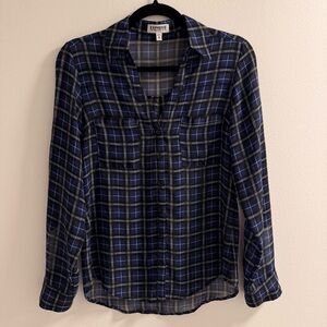 Express Portofino Button Down Top